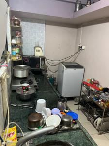 Kitchen Image of 600 Sq.ft 1.5 BHK Apartment / Flat for rent in College Road Nashik for Rs. 4500