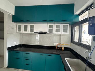 Kitchen Image of 1350 Sq.ft 3 BHK Apartment / Flat for rent in Shiv Shakti Uma Greens, Kudasan Gandhinagar for Rs. 25000