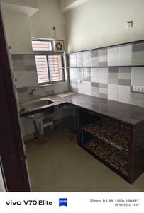Kitchen Image of 985 Sq.ft 3 BHK Apartment / Flat for rent in Natural City Lake Town, Patipukur Kolkata for Rs. 32000
