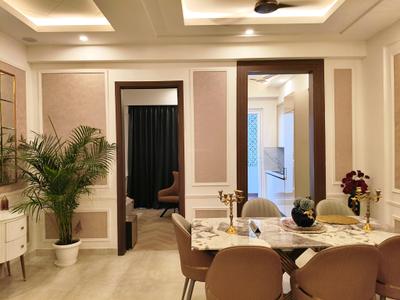 Dining Area Image of 1600 Sq.ft 3 BHK Builder Floor for rent in Trehan Luxury Floors 71, Sector 71 Gurgaon for Rs. 47000