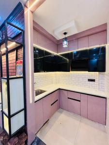 Kitchen Image of 1200 Sq.ft 3 BHK Builder Floor for rent in Guru Ji Homes Part 2, Dwarka Mor New Delhi for Rs. 29900