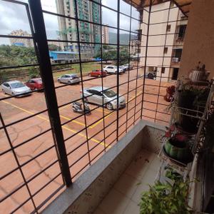 Balcony Image of 1024 Sq.ft 2 BHK Apartment / Flat for sale in DSS Mahavir Millennium, Thane West Thane for Rs. 17000000