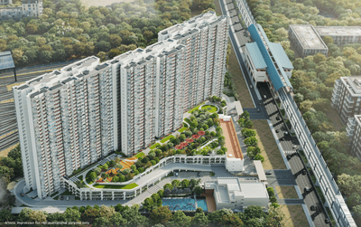 Image of 1818 Sq.ft 3.5 BHK Apartment / Flat for sale in Mahindra Blossom, Whitefield, Bengaluru for Rs. 35000000