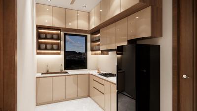 Kitchen Image of 1350 Sq.ft 3 BHK Apartment / Flat for sale in Bijwasan New Delhi for Rs. 8500000