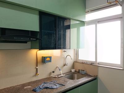 Kitchen Image of 500 Sq.ft 1 BHK Apartment / Flat for rent in Puraniks City Reserva Phase 1, Kasarvadavali Thane for Rs. 17000
