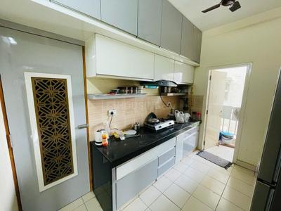 Kitchen Image of 1264 Sq.ft 2 BHK Apartment / Flat for rent in Godrej Garden City, Jagatpur Ahmedabad for Rs. 30000