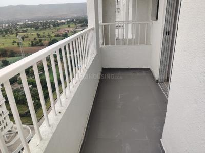 Balcony Image of 1200 Sq.ft 3 BHK Apartment / Flat for rent in Godrej Greens, Handewadi Pune for Rs. 22000