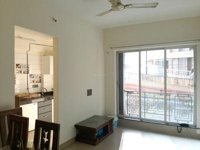 Living Room Image of 600 Sq.ft 1 BHK Apartment / Flat for rent in Keytech Ashok Smruti, Kasarvadavali Thane for Rs. 17000