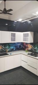 Kitchen Image of 1100 Sq.ft 3 BHK Builder Floor for rent in Sector 24 Rohini New Delhi for Rs. 27000