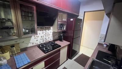 Kitchen Image of 1400 Sq.ft 3 BHK Apartment / Flat for rent in Paschim Putiary Kolkata for Rs. 80000
