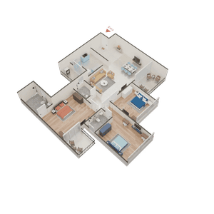 Image of 1591 Sq.ft 3 BHK Apartment / Flat for sale in Excellaa Primarc, Bavdhan, Pune for Rs. 14500000