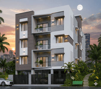Building Image of 1209 Sq.ft 3 BHK Apartment / Flat for sale in Adambakkam Chennai for Rs. 17488552
