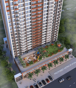 Image of 995 Sq.ft 2 BHK Apartment / Flat for sale in Yash Bhiva Tower, Taloja, Navi Mumbai for Rs. 5899000