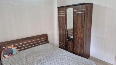Bedroom Image of 650 Sq.ft 1 BHK Apartment / Flat for rent in Adani Aangan, Shantigram Ahmedabad for Rs. 23200