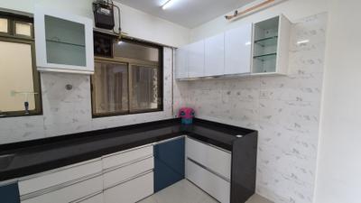 Kitchen Image of 1050 Sq.ft 3.5 BHK Apartment / Flat for sale in Chandak Nischay, Dahisar East Mumbai for Rs. 22000000