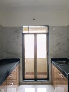 Kitchen Image of 980 Sq.ft 2 BHK Apartment / Flat for rent in Kasarvadavali Thane for Rs. 23000