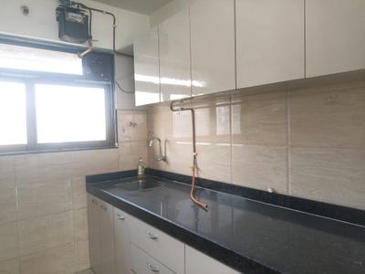 Kitchen Image of 450 Sq.ft 1 BHK Apartment / Flat for rent in Swastik Onyx, Vikhroli East Mumbai for Rs. 36500