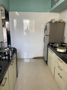 Kitchen Image of 588 Sq.ft 1 BHK Apartment / Flat for rent in Bhakti Palace, Dahisar West Mumbai for Rs. 33000