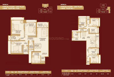 Image of 1200 Sq.ft 3 BHK Apartment / Flat for sale in Dosti 604, Thane West, Thane for Rs. 24300000