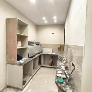 Kitchen Image of 1000 Sq.ft 2 BHK Builder Floor for rent in Lajpat Nagar New Delhi for Rs. 70000