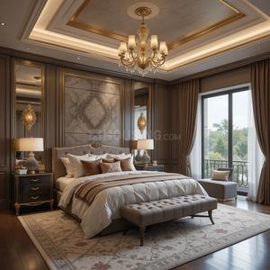 Bedroom Image of 1500 Sq.ft 3 BHK Apartment / Flat for sale in Rustomjee Verdant Vistas, Thane West Thane for Rs. 28500000