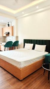 Bedroom Image of 1500 Sq.ft 1 RK Builder Floor for rent in Sector 41 Gurgaon for Rs. 26000