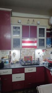 Kitchen Image of 950 Sq.ft 2 BHK Builder Floor for rent in Indirapuram Ghaziabad for Rs. 25000
