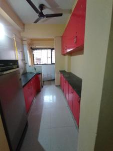 Kitchen Image of 1200 Sq.ft 1 BHK Apartment / Flat for rent in Bakeri Suprabh Studio Apartment, Juhapura Ahmedabad for Rs. 32000