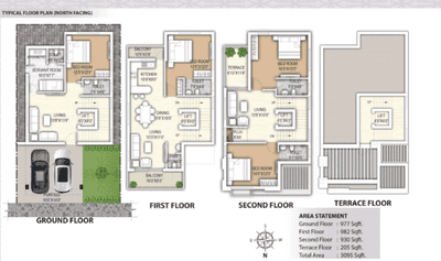 Image of 3095 Sq.ft 4.5 BHK Villa for sale in Phulnakhara, Cuttack for Rs. 14400000