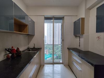 Kitchen Image of 968 Sq.ft 2 BHK Apartment / Flat for rent in Ekta Tripolis, Goregaon West Mumbai for Rs. 82000