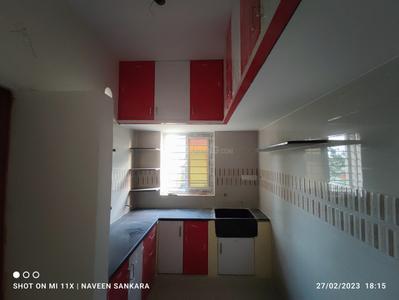 Kitchen Image of 510 Sq.ft 1 BHK Builder Floor for rent in Nandini Layout Bengaluru for Rs. 14000