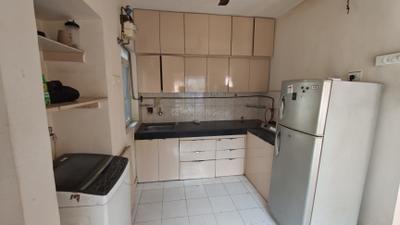 Kitchen Image of 570 Sq.ft 1 BHK Apartment / Flat for rent in Wadhwani Mayureshwar Sai Nisarg Park, Pimple Saudagar Pune for Rs. 25000