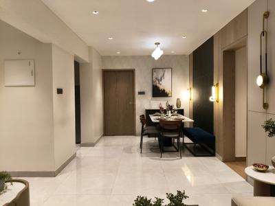 Living Room Image of 750 Sq.ft 2 BHK Apartment / Flat for sale in Hubtown Rising City, Ramabai Ambedkar Nagar Mumbai for Rs. 17000000