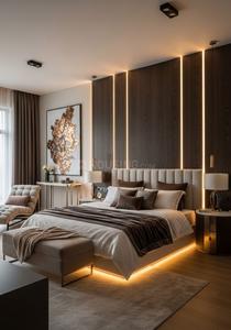 Bedroom Image of 1250 Sq.ft 2 BHK Apartment / Flat for rent in Skyline Petal, Pottammal Kozhikode for Rs. 40000