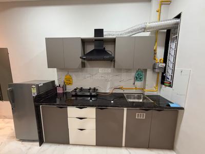 Kitchen Image of 500 Sq.ft 1 BHK Apartment / Flat for rent in Scheme No 114 Indore for Rs. 16500