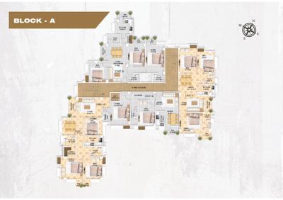 Image of 1196 Sq.ft 3 BHK Apartment / Flat for sale in Panjabari, Guwahati for Rs. 6021200