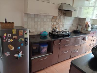 Kitchen Image of 1140 Sq.ft 3 BHK Builder Floor for rent in Unitech Residency Greens, Sector 46 Gurgaon for Rs. 45000