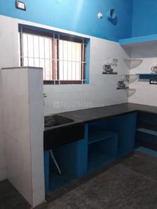 Kitchen Image of 600 Sq.ft 1 BHK Independent House for rent in Jalahalli West Bengaluru for Rs. 7000