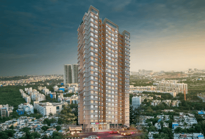 Image of 622 Sq.ft 1 BHK Apartment / Flat for sale in Balaji Kanha, Dombivli East, Thane for Rs. 4262000