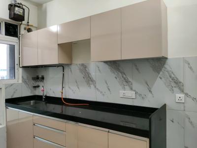 Kitchen Image of 572 Sq.ft 2 BHK Apartment / Flat for rent in The Atmosphere, Mulund West Mumbai for Rs. 58000