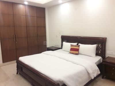 Bedroom Image of 946 Sq.ft 2 BHK Independent House for rent in RWA Lajpat Nagar 4 Colonies, Lajpat Nagar New Delhi for Rs. 55000