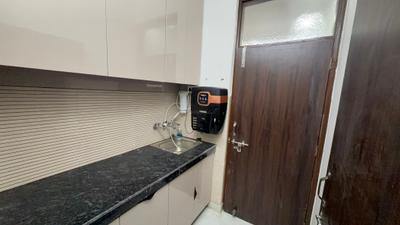 Kitchen Image of 450 Sq.ft 1 BHK Builder Floor for rent in Patel Nagar New Delhi for Rs. 23000