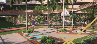 Image of 1450 Sq.ft 3 BHK Apartment / Flat for sale in Basil Maximus Wing D And E, Punawale, Pune for Rs. 12500000