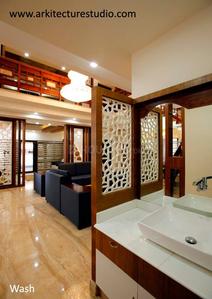 Bathroom Image of 1238 Sq.ft 2 BHK Apartment / Flat for rent in Man Royal Platinum, Vijay Nagar Indore for Rs. 20000