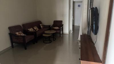 Living Room Image of 750 Sq.ft 3 BHK Apartment / Flat for rent in Habitat Prime, Sector 99A Gurgaon for Rs. 28000