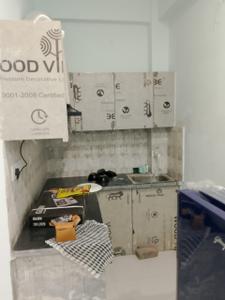 Kitchen Image of 350 Sq.ft 1 RK Builder Floor for rent in Sector 63 A Noida for Rs. 16000