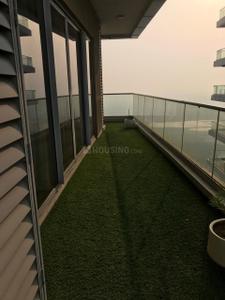 Balcony Image of 2105 Sq.ft 3 BHK Apartment / Flat for rent in Supertech Supernova, Sector 94 Noida for Rs. 75000