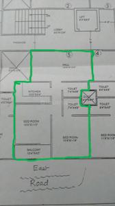 Floor Plan Image of 938 Sq.ft 2 BHK Apartment / Flat for sale in Vastu Silicon City, Rajendra Nagar Indore for Rs. 2600000