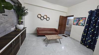 Bedroom Image of 980 Sq.ft 2 BHK Apartment / Flat for rent in Madhapur Hyderabad for Rs. 38000
