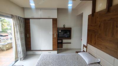 Bedroom Image of 1500 Sq.ft 3 BHK Apartment / Flat for rent in Rane Nagar Nashik for Rs. 36000